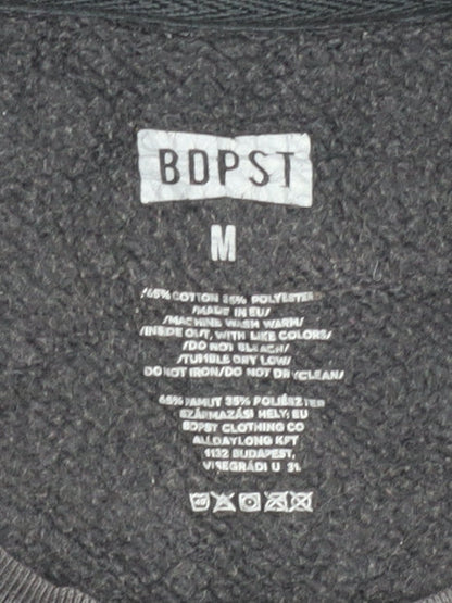 BDPST Men's Black Logo Pullover Sweatshirt M