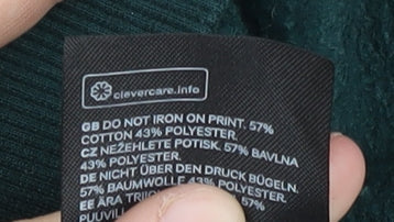 H&M Unisex Green College Sweatshirt Size S