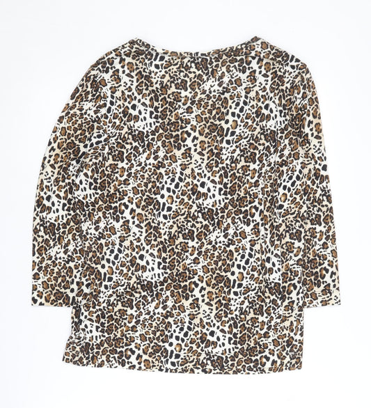 Basler Women's Multicoloured Animal Print Top