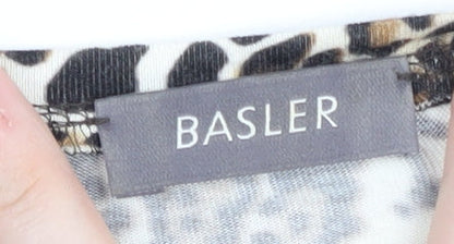 Womens UK Size 14 Basler Multicoloured Basic T-Shirt