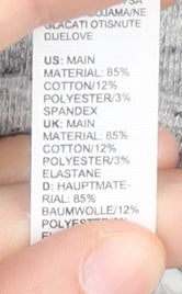 Adidas Women's Grey XS Slim Fit Sweatshirt