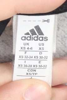 Adidas Women's Grey XS Slim Fit Sweatshirt