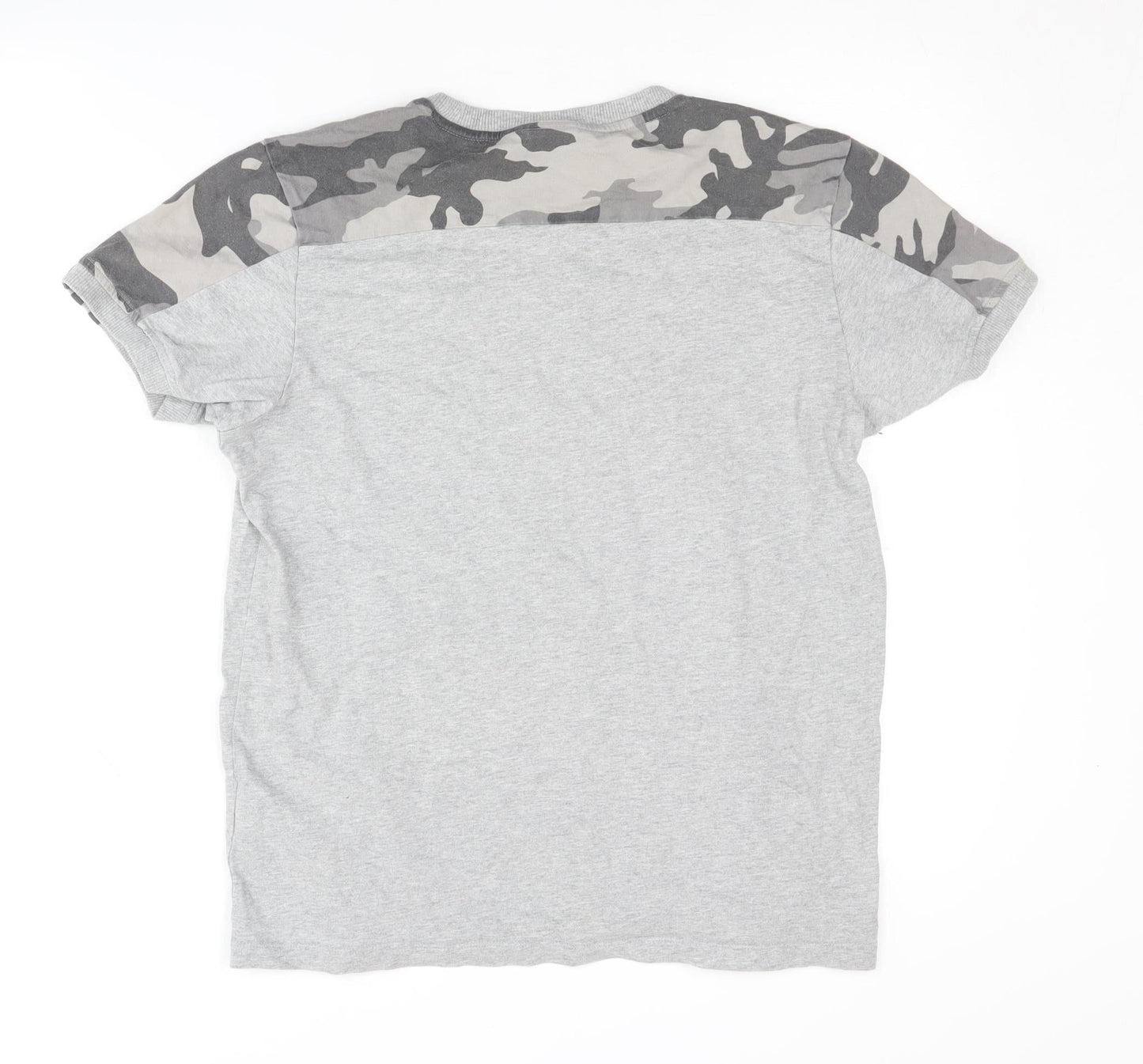 Unisex Adults UK Size 8 adidas Grey Basic T-Shirt