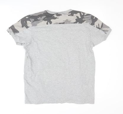 Unisex Adults UK Size 8 adidas Grey Basic T-Shirt