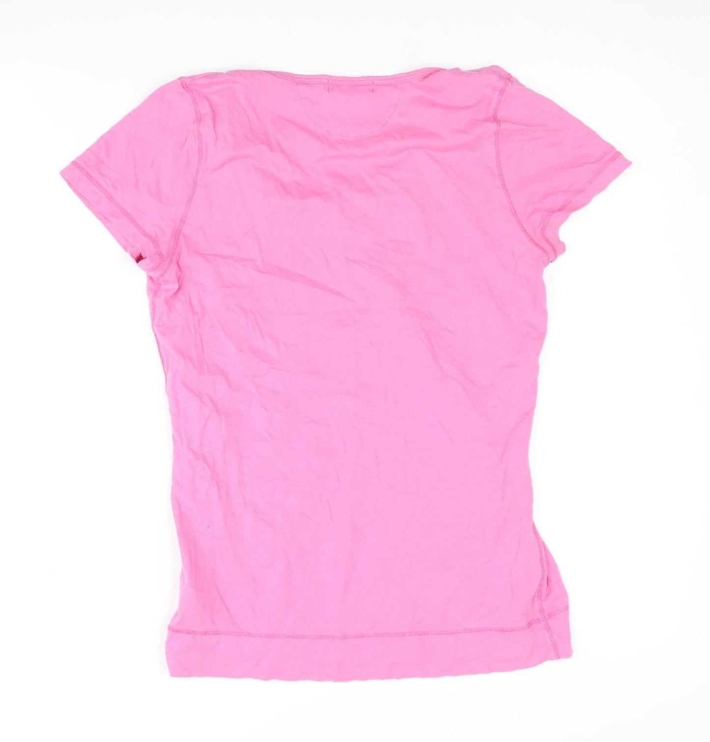 Womens UK Size XS Ralph Lauren Pink Basic T-Shirt