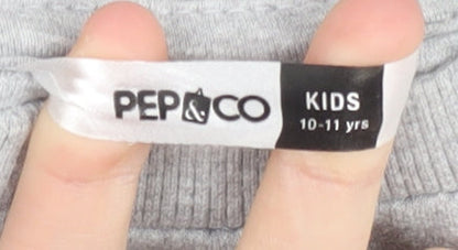 PEPCO Boys Grey England Sweatshirt 10-11 Years Crew Neck