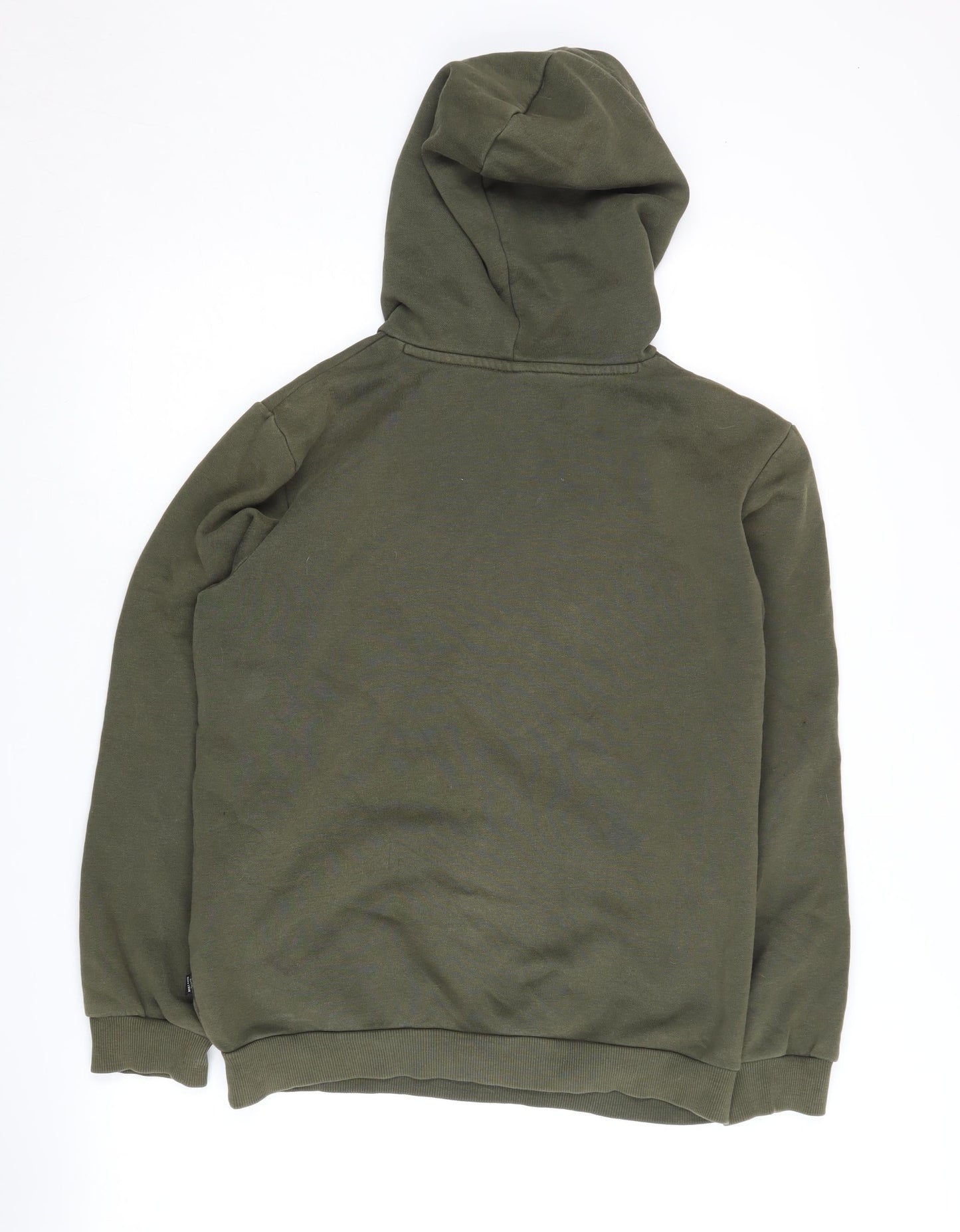 Puma Boys Green Hoodie Pullover 13-14 Years Logo Design