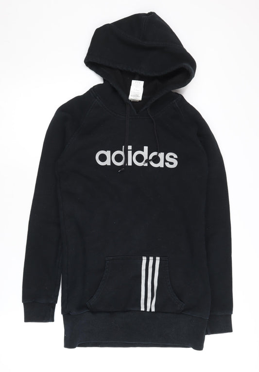 Adidas Women's Black Hoodie Medium with Logo