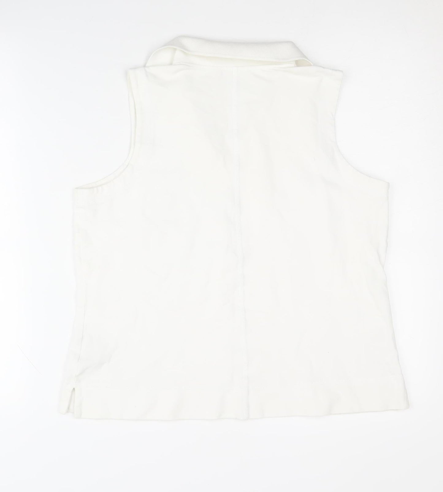Womens UK Size M Royal Robbins White Basic Tank