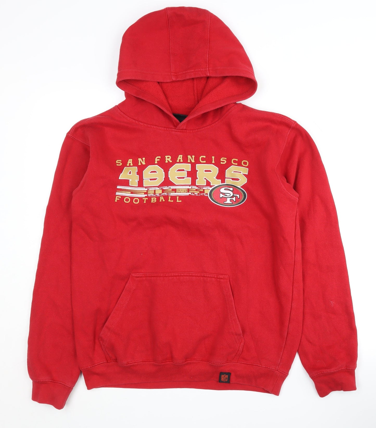 NFL Team Apparel Boys Red Hoodie Size 14 Years Pullover