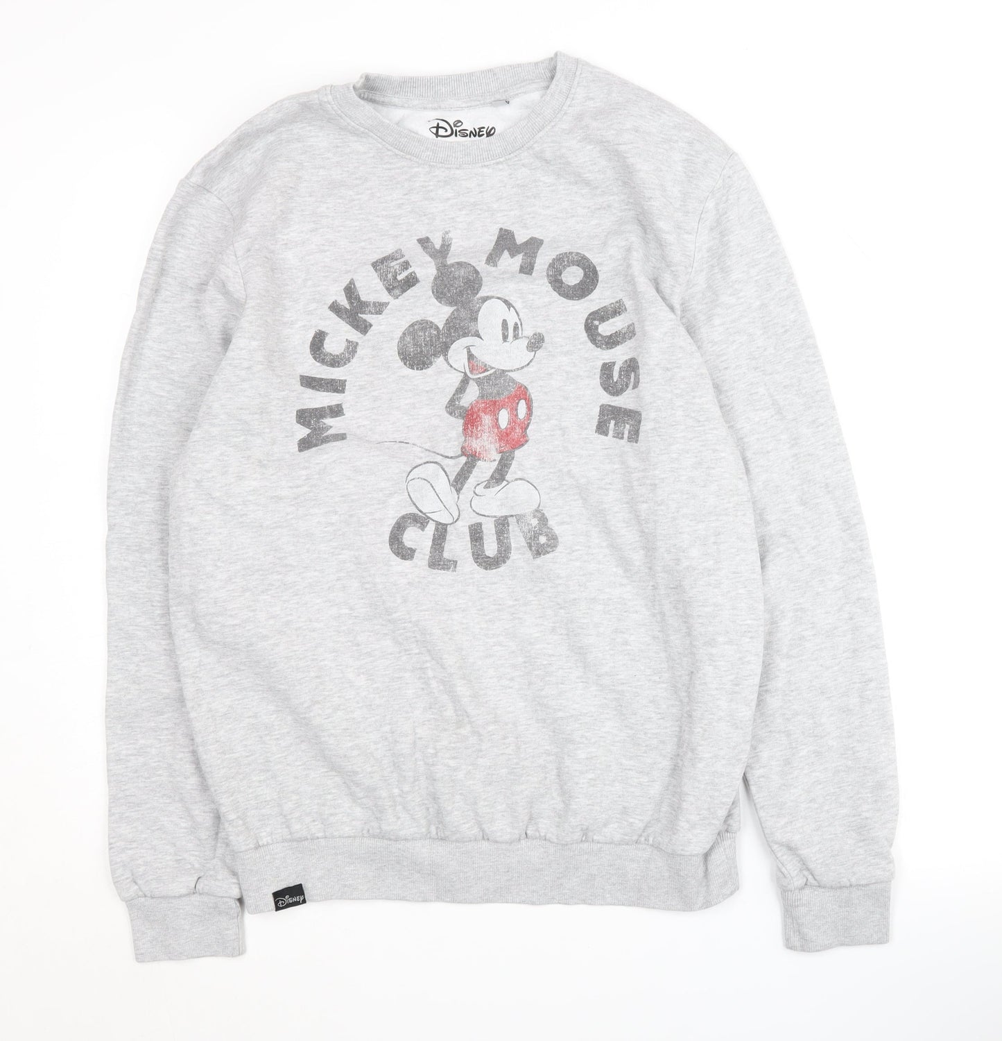 Unisex Adults UK Size M Disney Grey Pullover Sweatshirt
