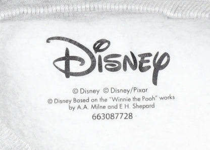Unisex Adults UK Size M Disney Grey Pullover Sweatshirt