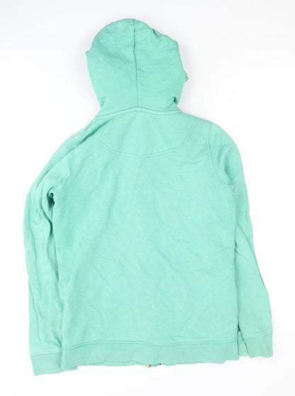 Joules Girls Green Full Zip Cotton Hoodie, Size 1 Year