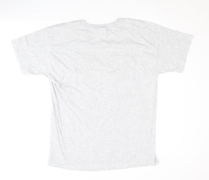 Star Wars Men’s Grey Medium Movie T-Shirt Crew Neck