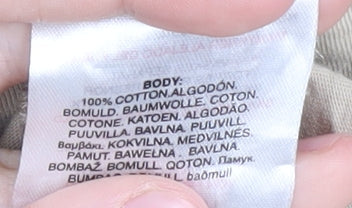 Nicce Men’s Beige Crew Neck T-Shirt, Size S, Casual Style