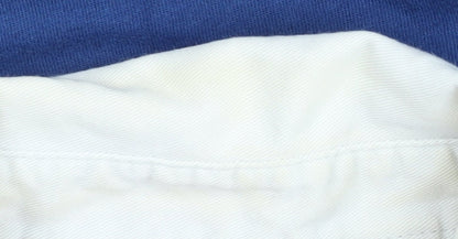 Maine New England Men's Polo Shirt Red Blue Size S