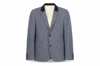 Mens UK Size 42 Topman Blue Basic Jacket