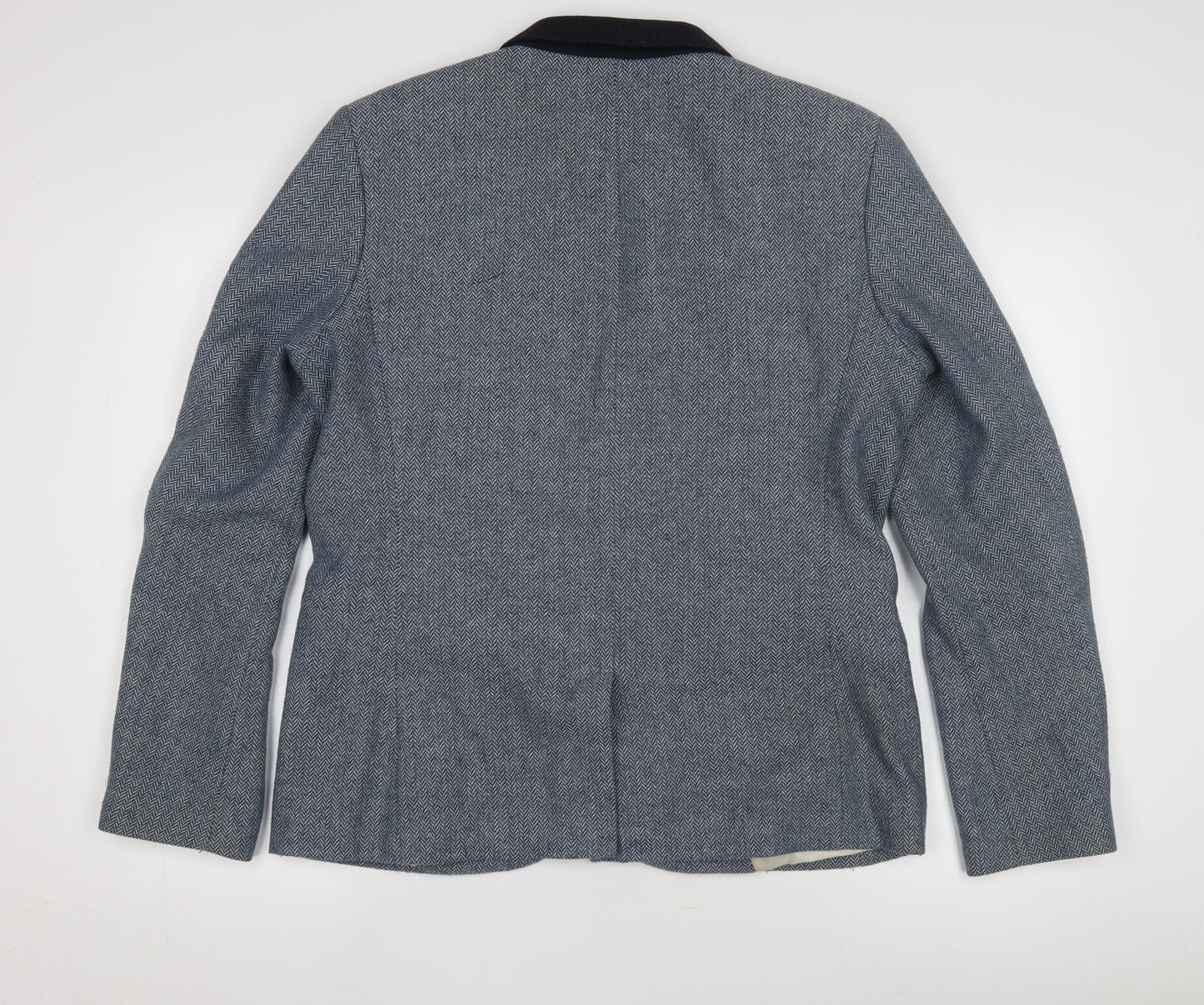 Mens UK Size 42 Topman Blue Basic Jacket