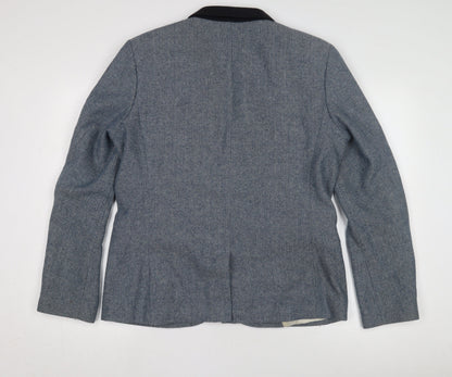 Mens UK Size 42 Topman Blue Basic Jacket
