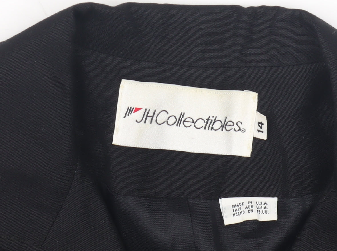 JH Collectibles Women's Black Size 14 Regular Jacket