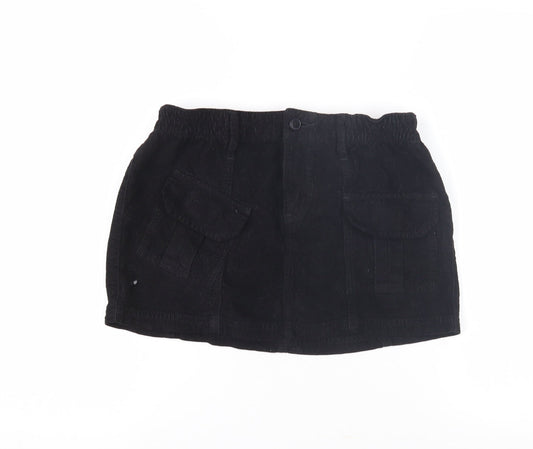 BDG Women's Black Cargo Skirt S Corduroy Casual