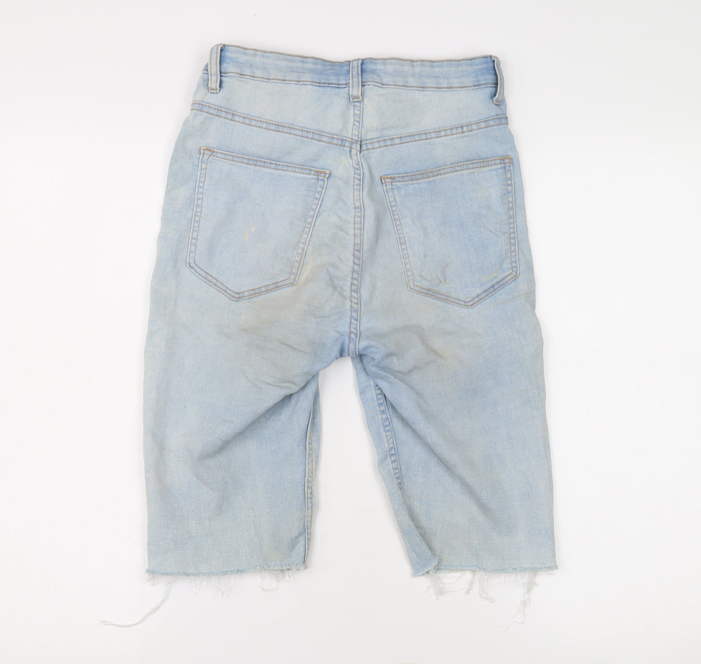 H&M Women's Blue Denim Cut-Off Shorts, Size 12
