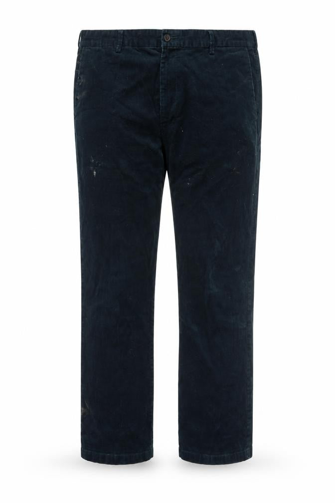 Mens UK Size 40 Marks and Spencer Regular Fit Casual Black Trousers