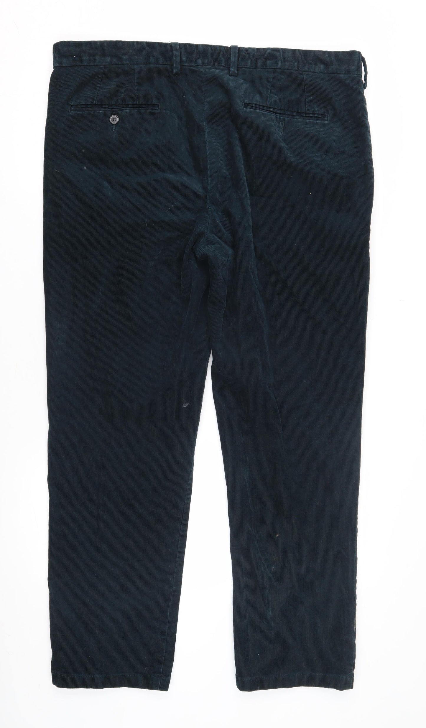 Marks and Spencer Men's Black Corduroy Trousers 40R