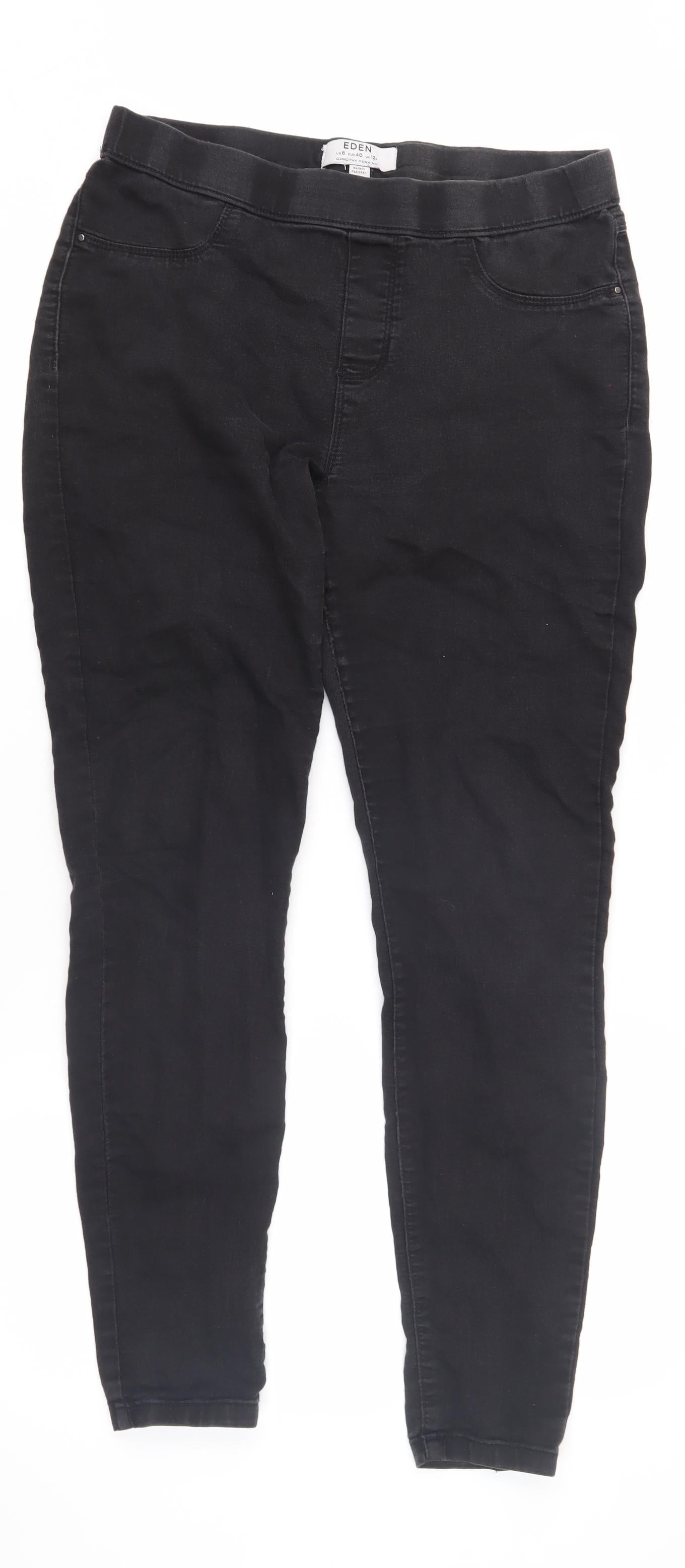 Womens UK Size 12 Dorothy Perkins  Jegging Black Leggings