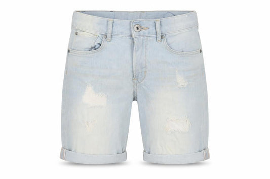 Boys Blue Denim Bermuda Shorts, Slim Fit, Size 12
