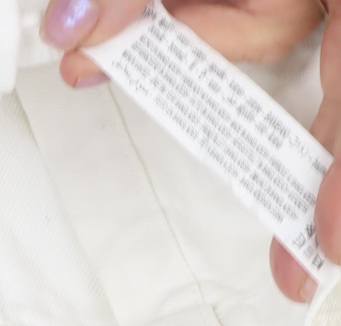 Zara Men's White Cotton Basic Jacket XS