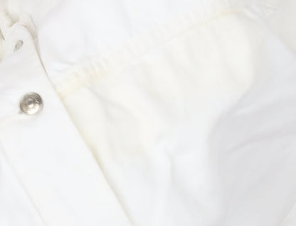 Zara Men's White Cotton Basic Jacket XS