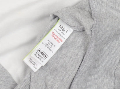 Womens UK Size 18 Marks and Spencer Grey Pullover Sweatshirt
