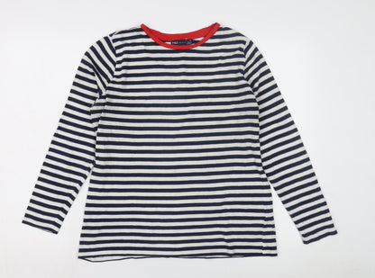 Womens UK Size 12 Marks and Spencer Blue Basic T-Shirt