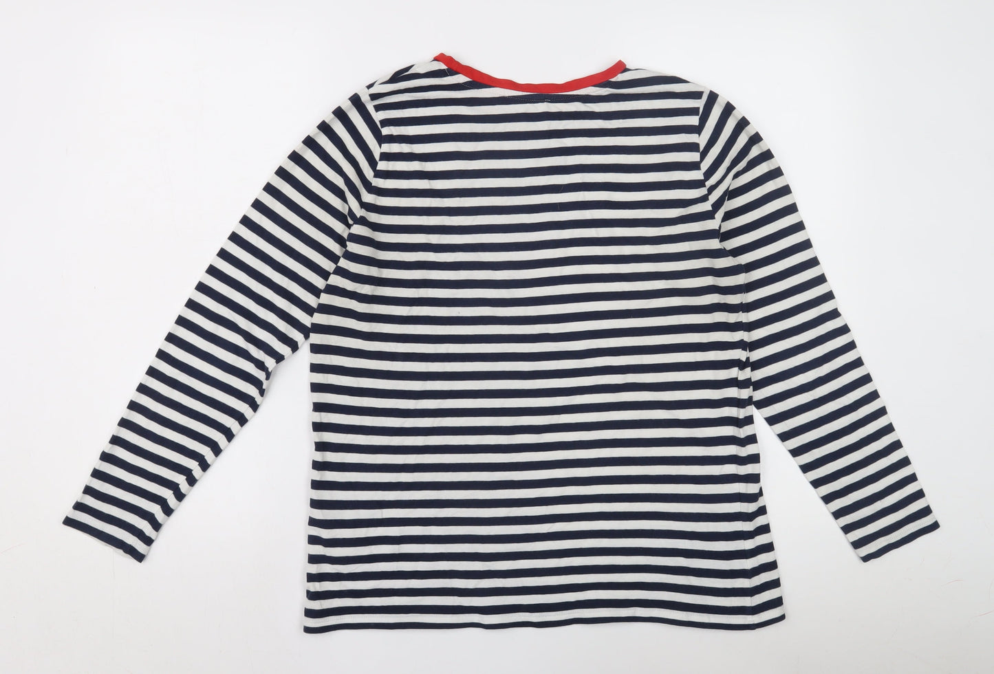 Womens UK Size 12 Marks and Spencer Blue Basic T-Shirt