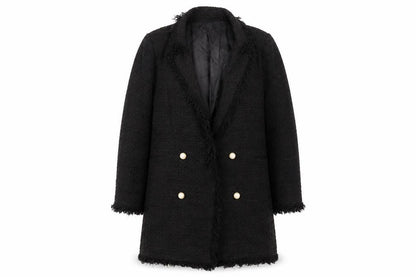 Womens UK Size L Zara Black Basic Jacket