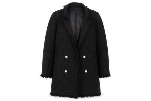 Womens UK Size L Zara Black Basic Jacket