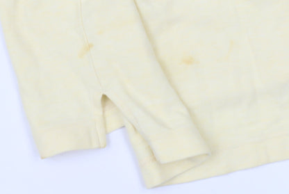 Joseph Abboud Men's Ivory Polo Shirt L Short Sleeve