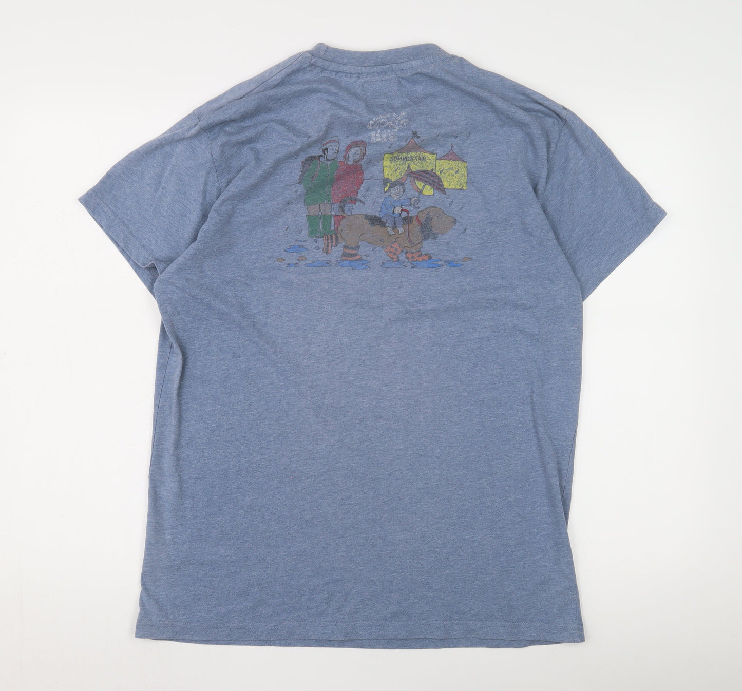 It's a dog's life Blue Men's L T-Shirt - Graphic Print