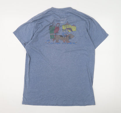 It's a dog's life Blue Men's L T-Shirt - Graphic Print