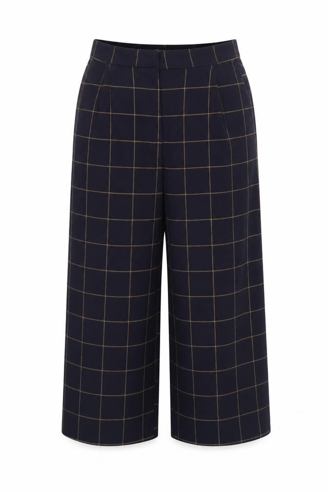 Womens UK Size 12 Monki Relaxed Fit Casual Workwear Blue Trousers