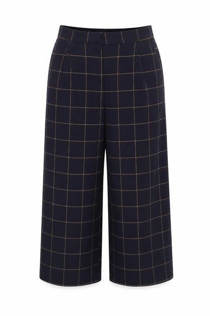 Womens UK Size 12 Monki Relaxed Fit Casual Workwear Blue Trousers