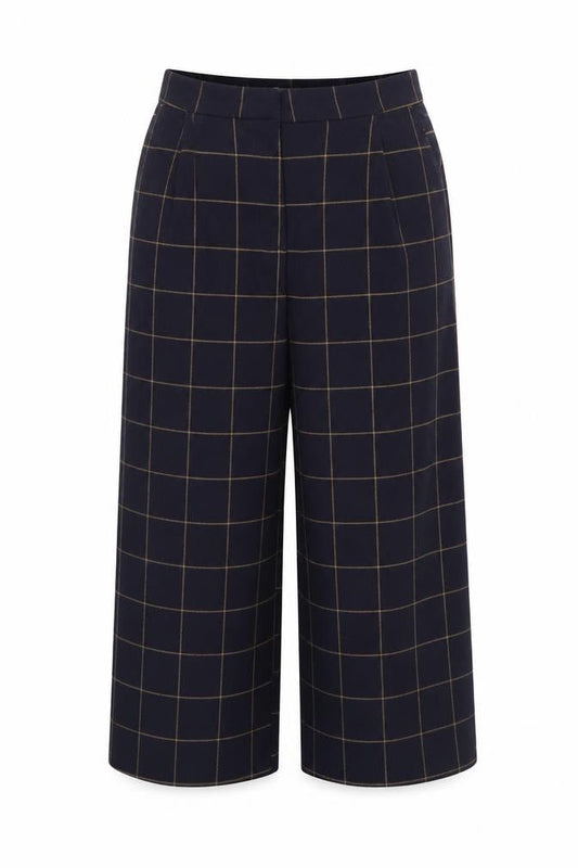Womens UK Size 12 Monki Relaxed Fit Casual Workwear Blue Trousers