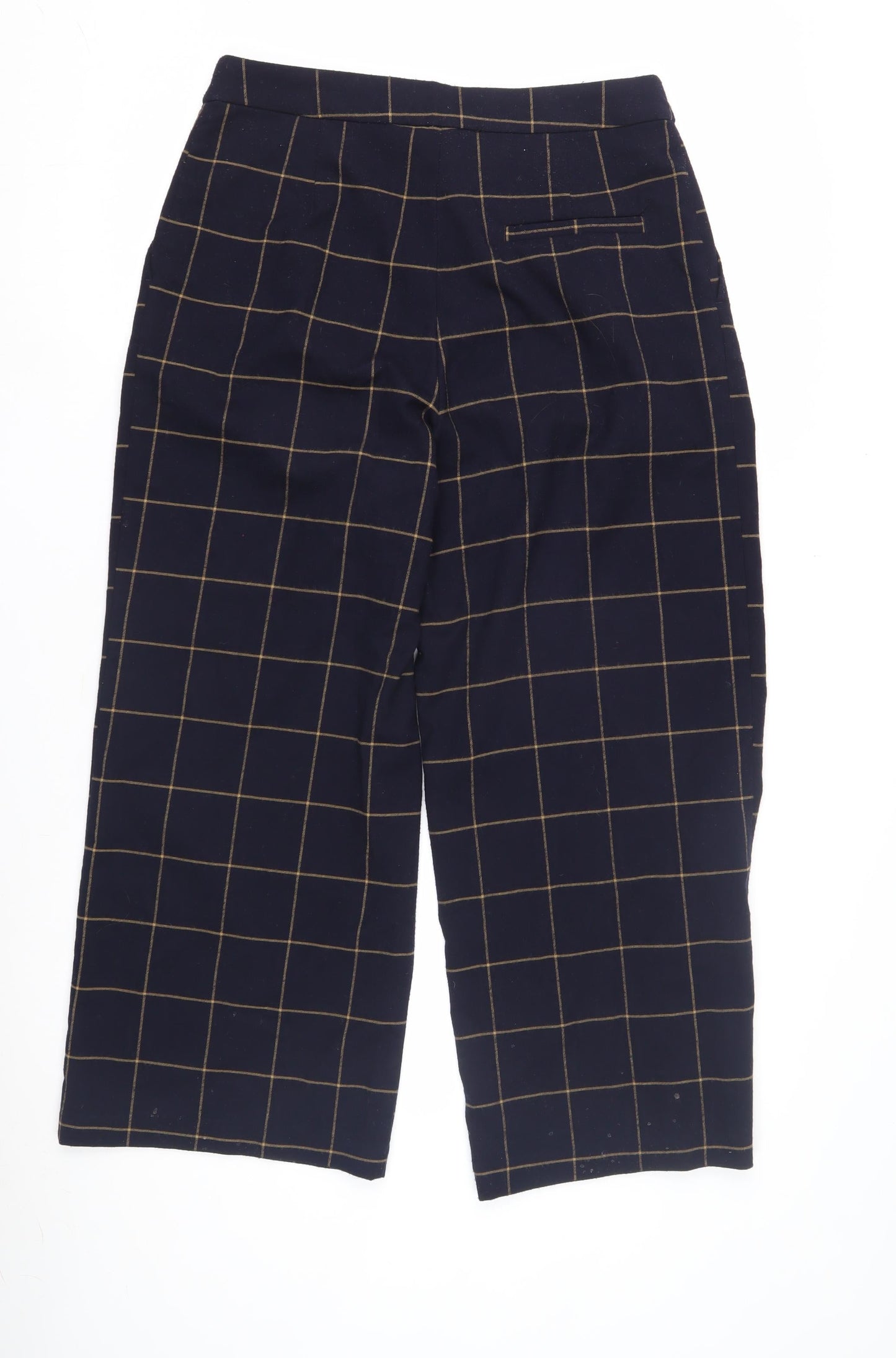 Womens UK Size 12 Monki Relaxed Fit Casual Workwear Blue Trousers