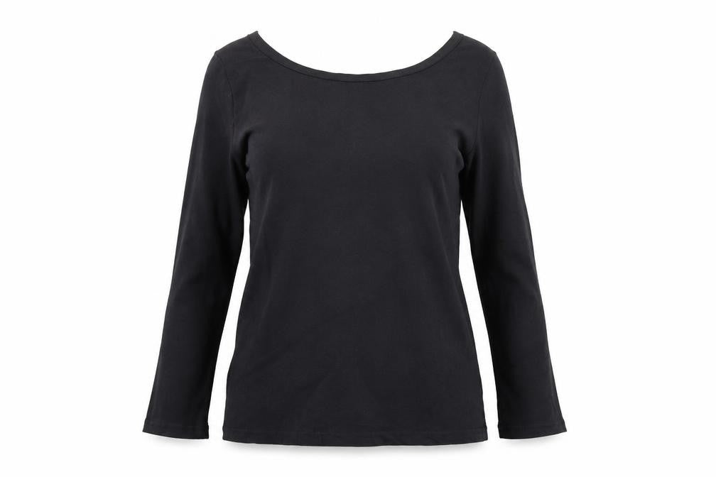 Womens UK Size S J.CREW Black Basic T-Shirt
