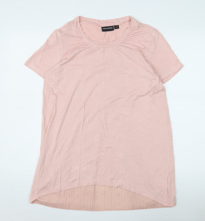 Womens UK Size L Nina Leonard Pink Basic T-Shirt