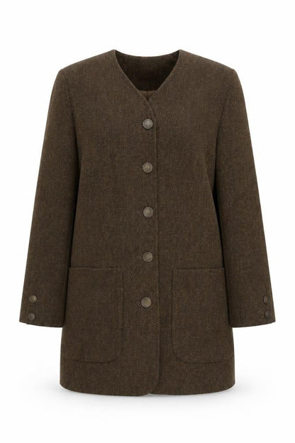 Womens UK Size 12 Gold by Michael H Brown Basic Jacket