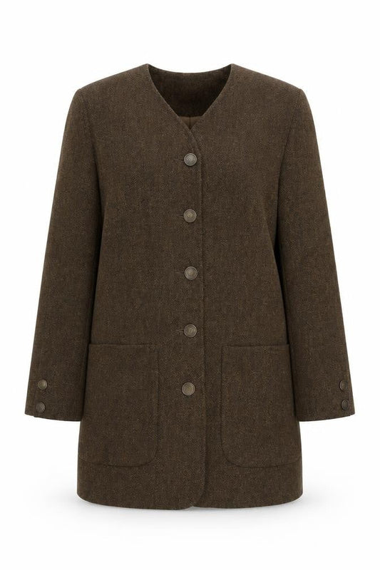 Womens UK Size 12 Gold by Michael H Brown Basic Jacket
