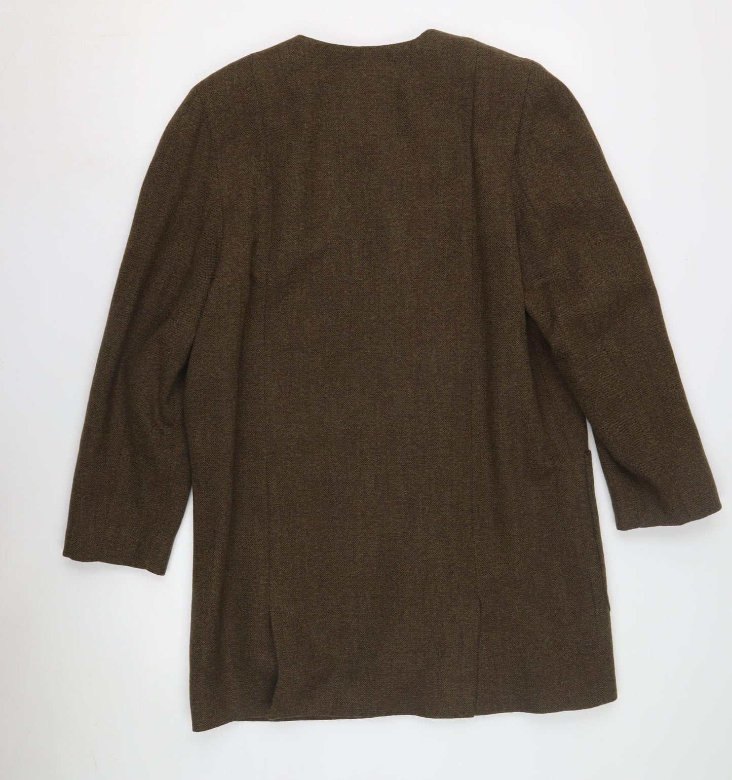 Womens UK Size 12 Gold by Michael H Brown Basic Jacket