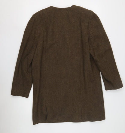 Womens UK Size 12 Gold by Michael H Brown Basic Jacket